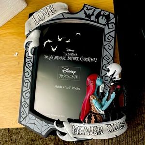 The Nightmare Before Christmas Jack & Sally 4x6 picture frame